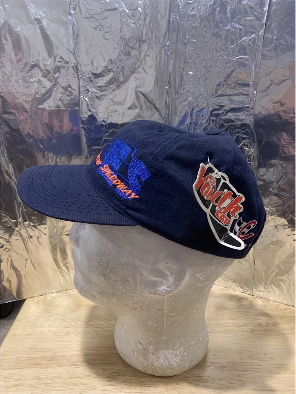 Lowe’s Motor Speedway BLOCK LETTERA NASCAR Youth Snapback Baseball Cap RARE